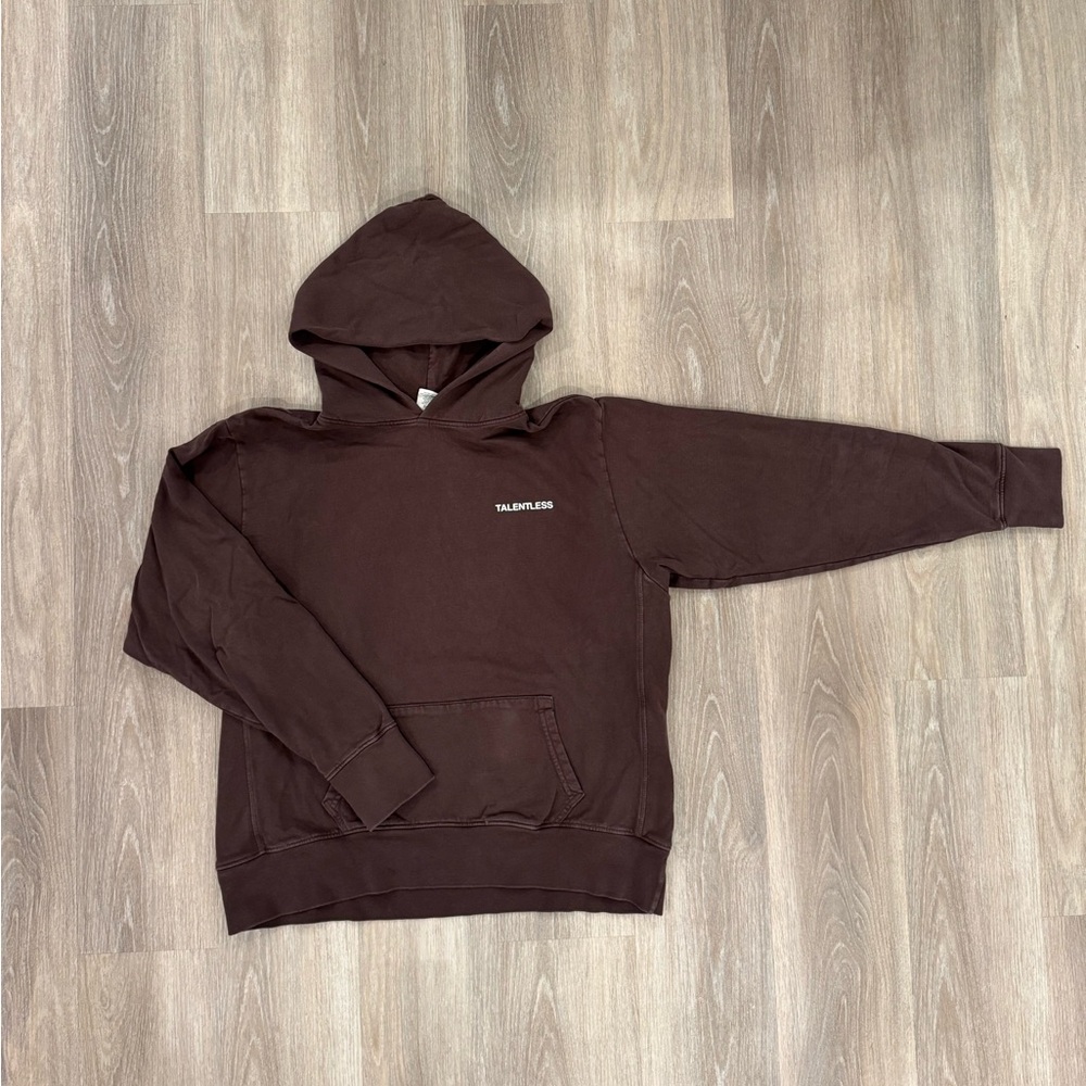 TALENTLESS Dark Brown Hoodie